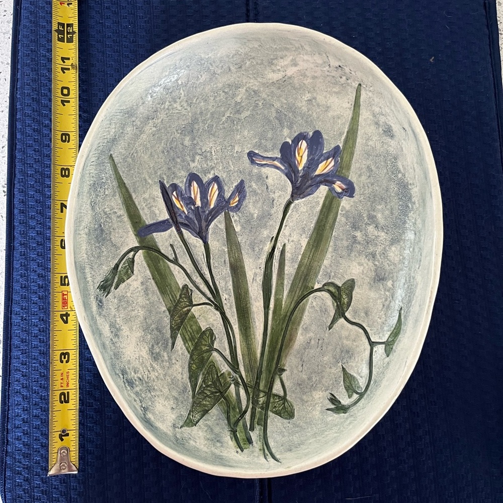 Vintage Salt Marsh pottery - Iris